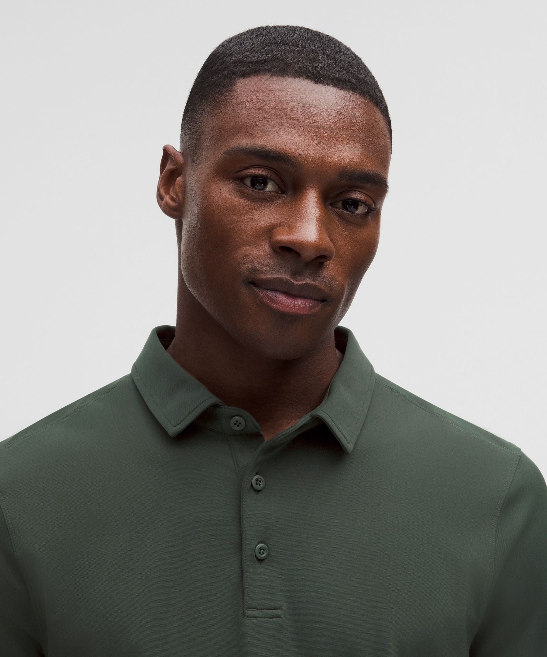 Lululemon Men's ShowZero™ Slim-Fit Polo Shirt Rainforest Green