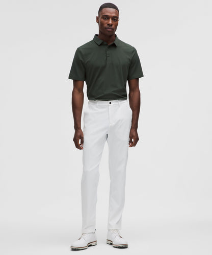 Lululemon Men's ShowZero™ Slim-Fit Polo Shirt Rainforest Green