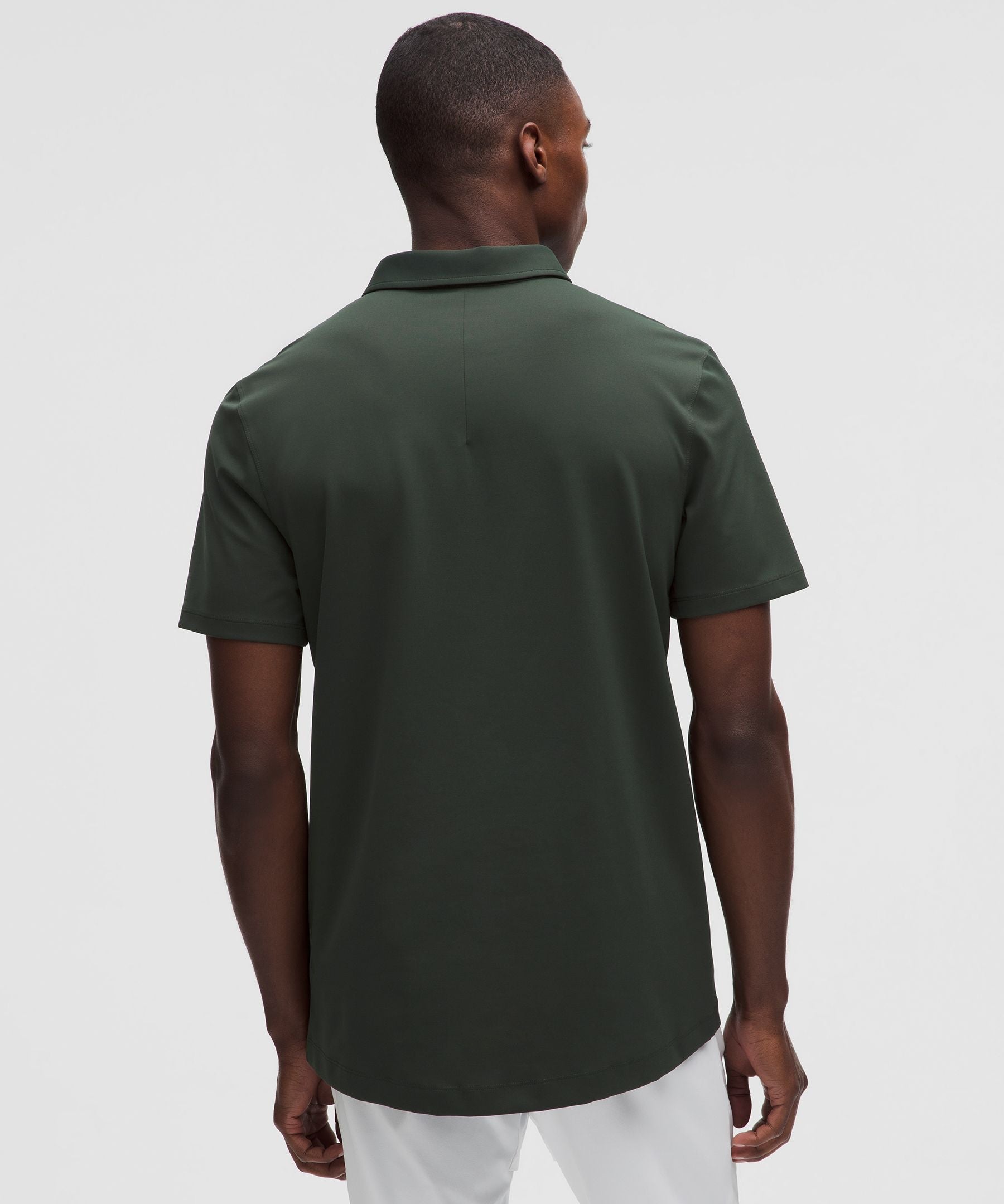 Lululemon Men's ShowZero™ Slim-Fit Polo Shirt Rainforest Green