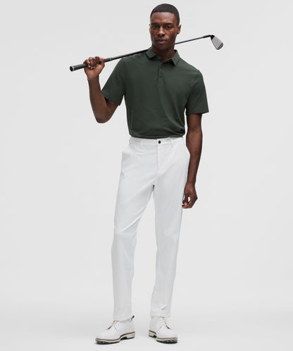 Lululemon Men's ShowZero™ Slim-Fit Polo Shirt Rainforest Green
