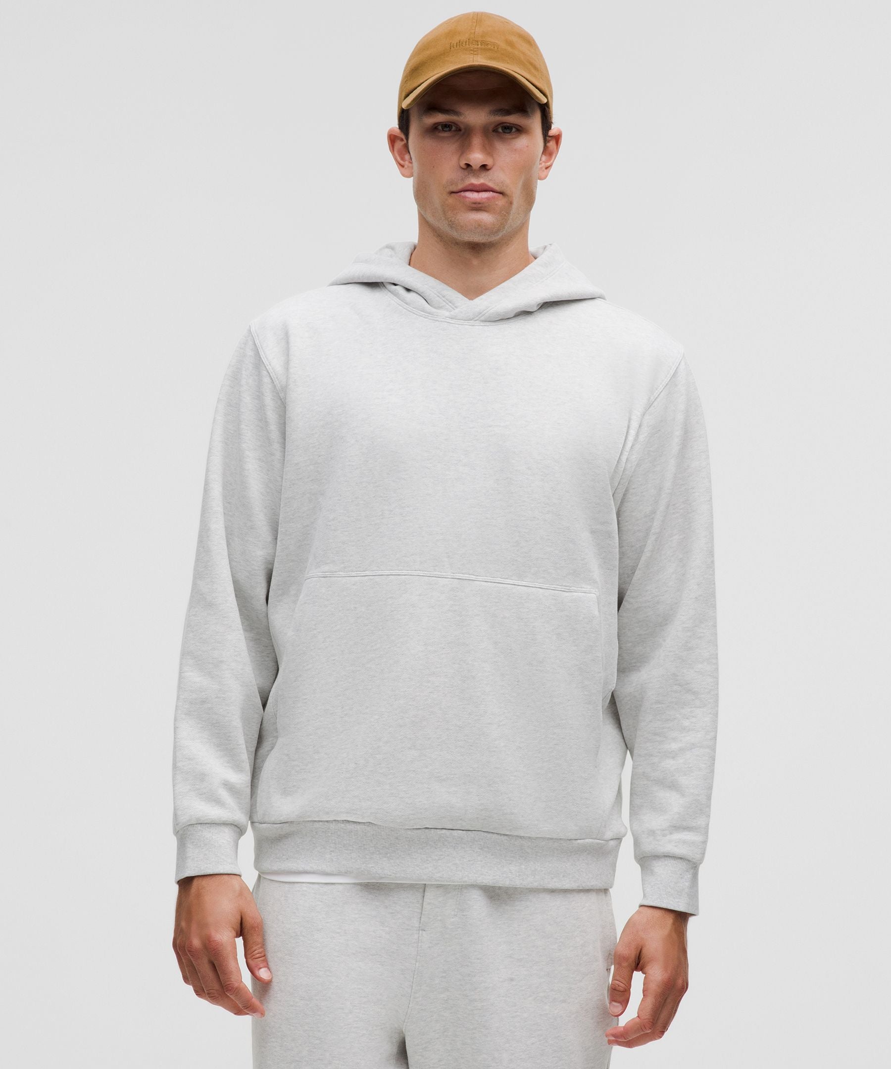 Lululemon Steady State Pullover Hoodie Heathered Core Ultra Light Grey