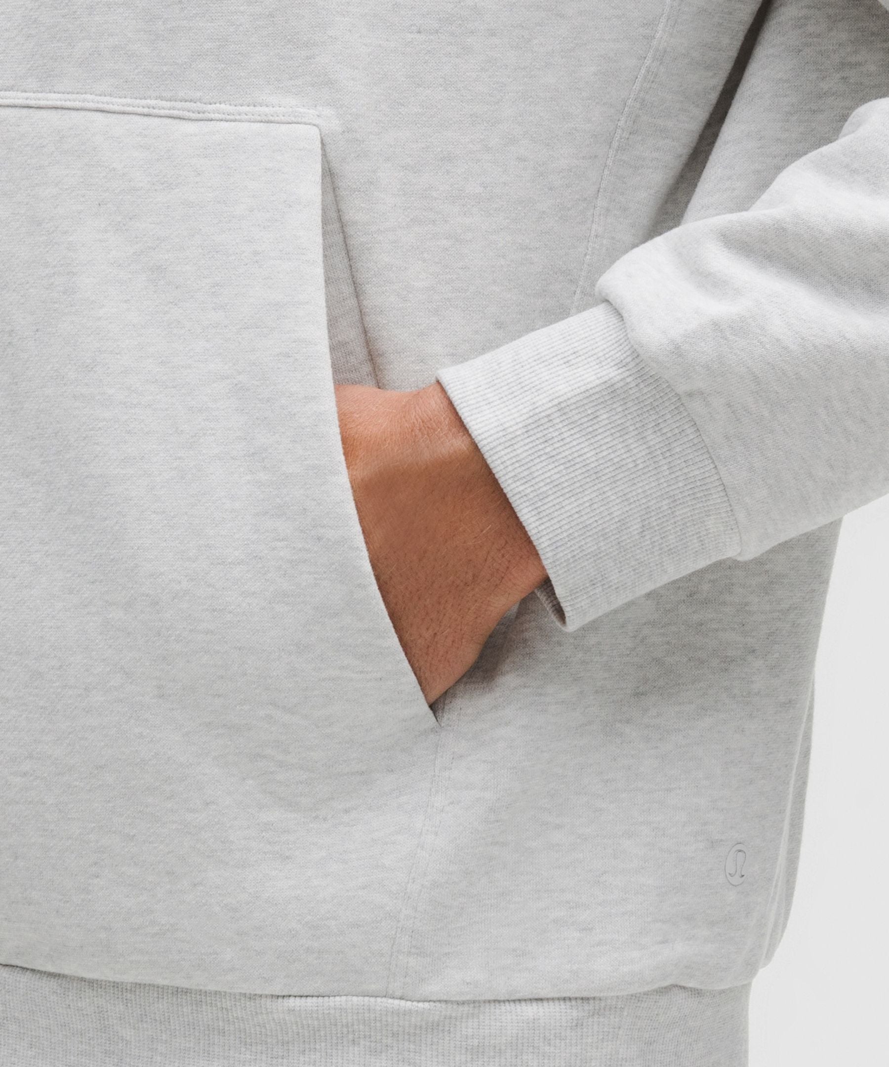Lululemon Steady State Pullover Hoodie Heathered Core Ultra Light Grey