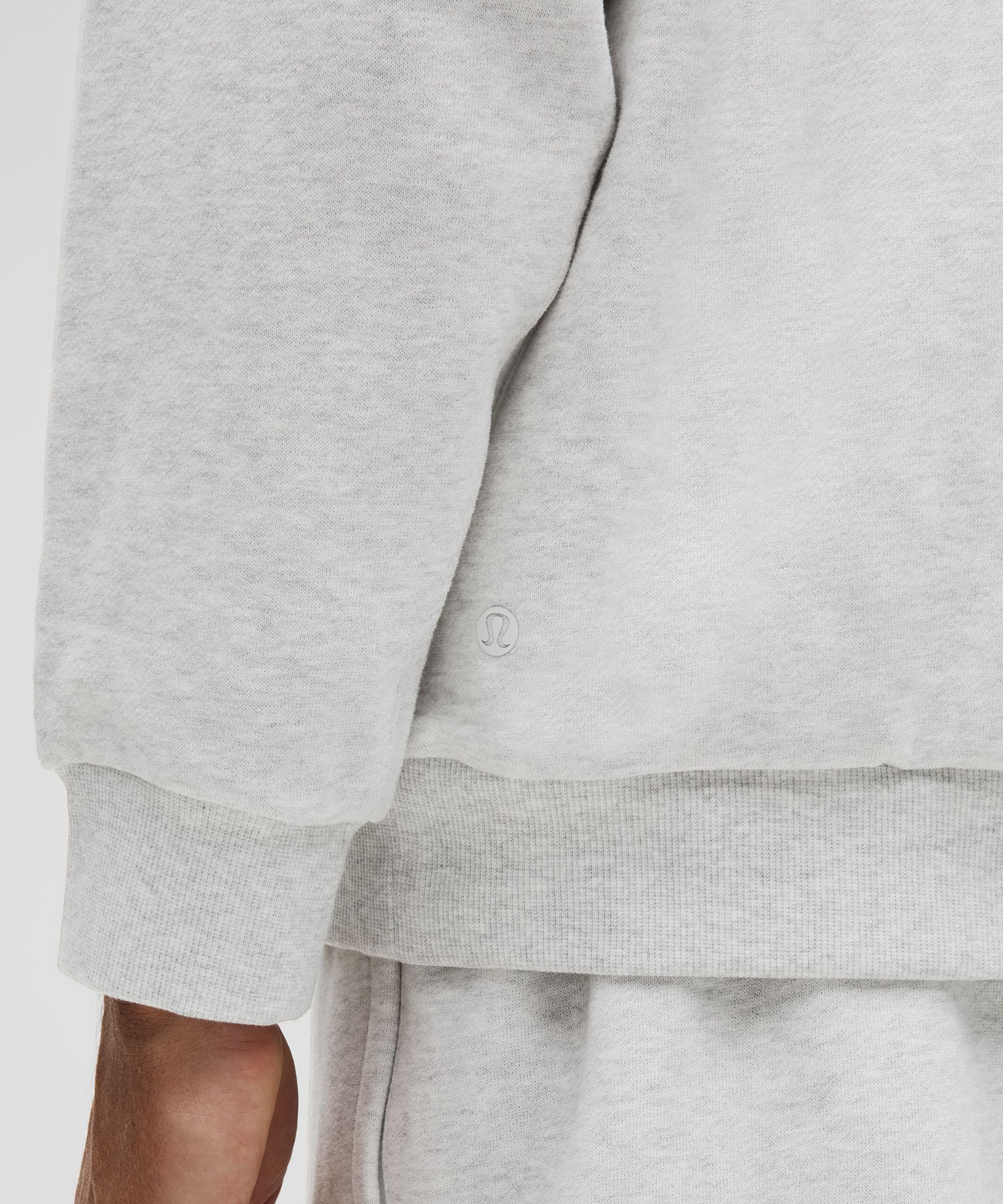 Lululemon Steady State Pullover Hoodie Heathered Core Ultra Light Grey