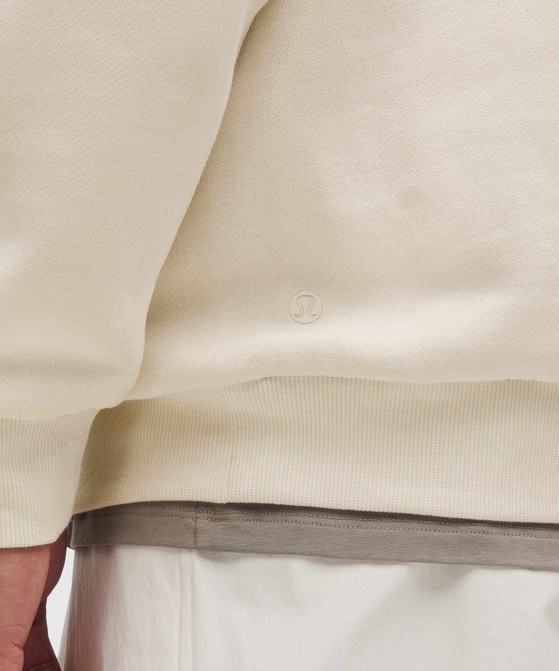 Lululemon Steady State Pullover Hoodie Light Ivory