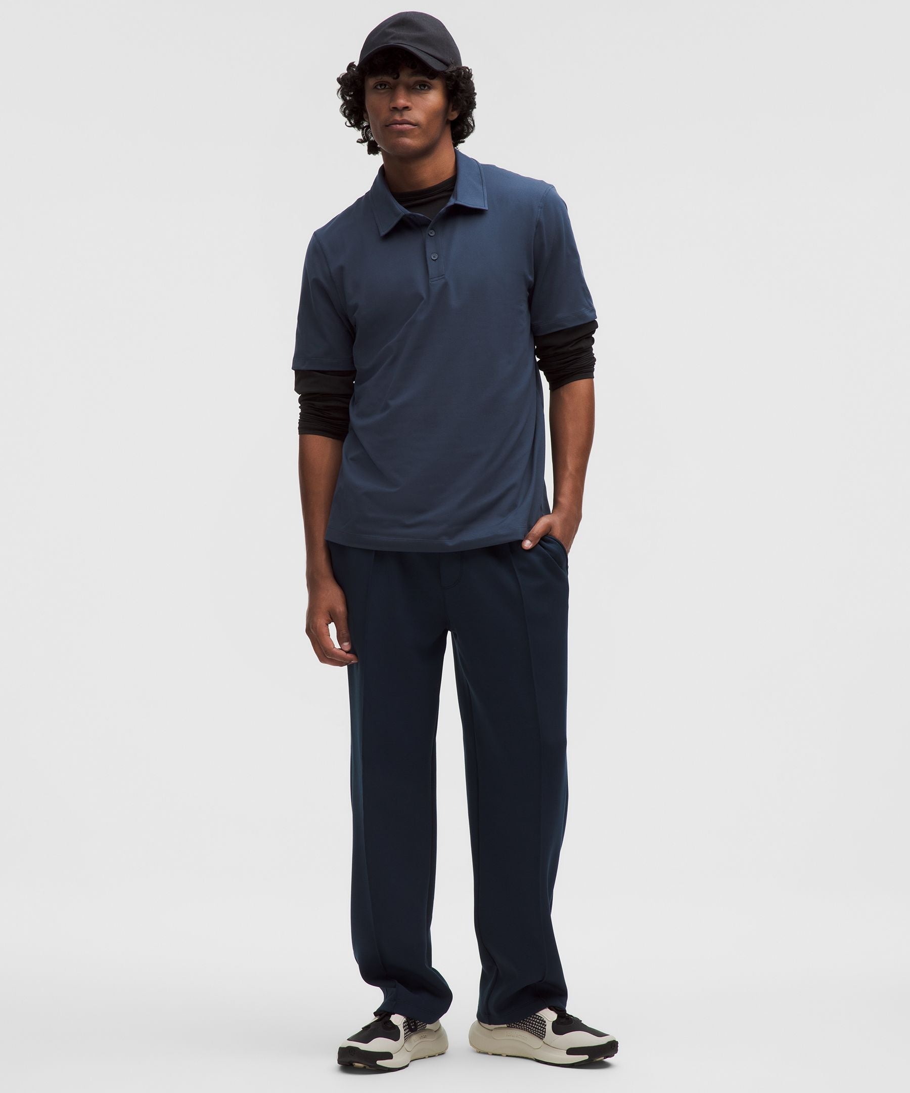 Lululemon Soft Jersey Short-Sleeve Polo Shirt
