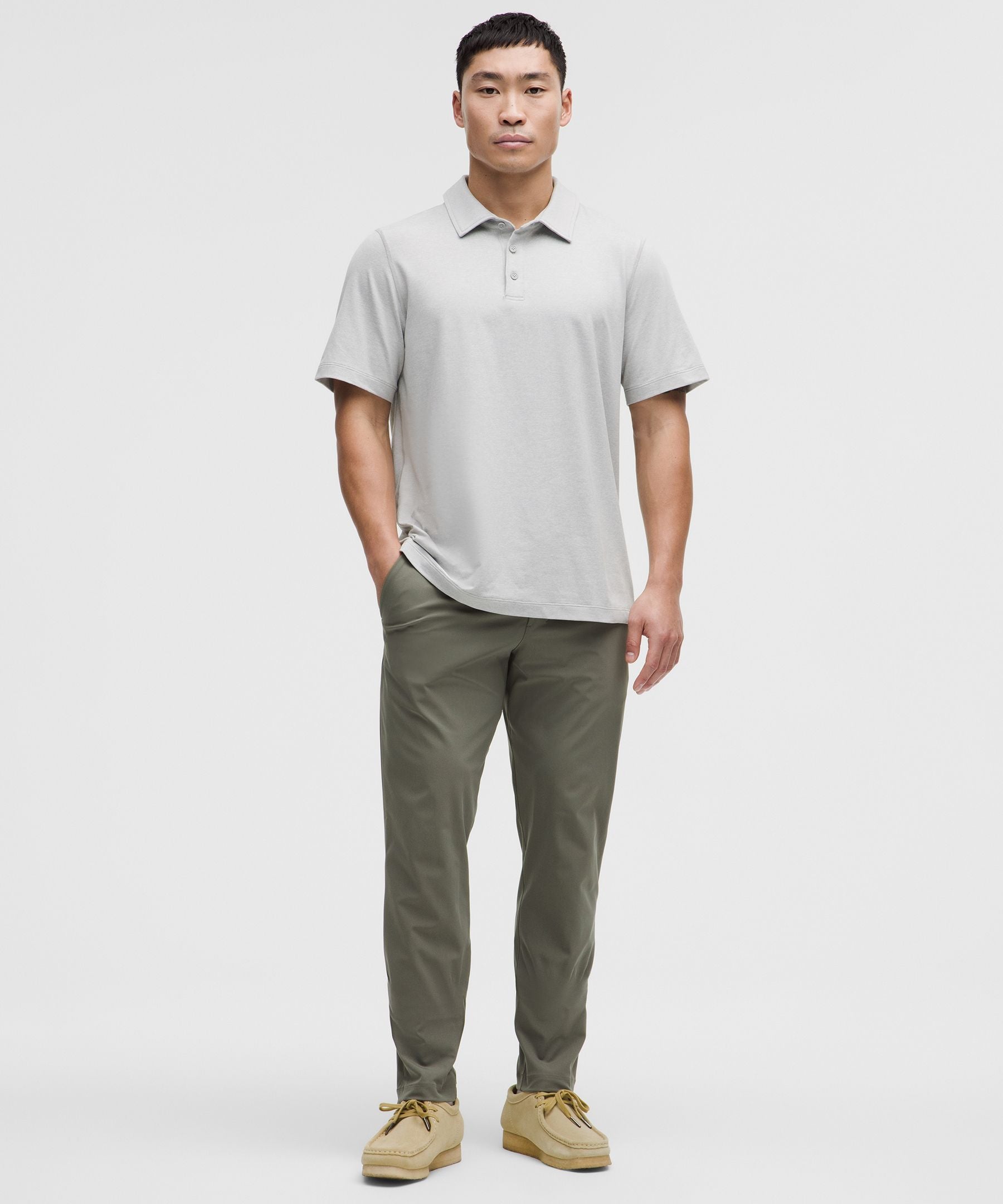 Lululemon Soft Jersey Short-Sleeve Polo Shirt