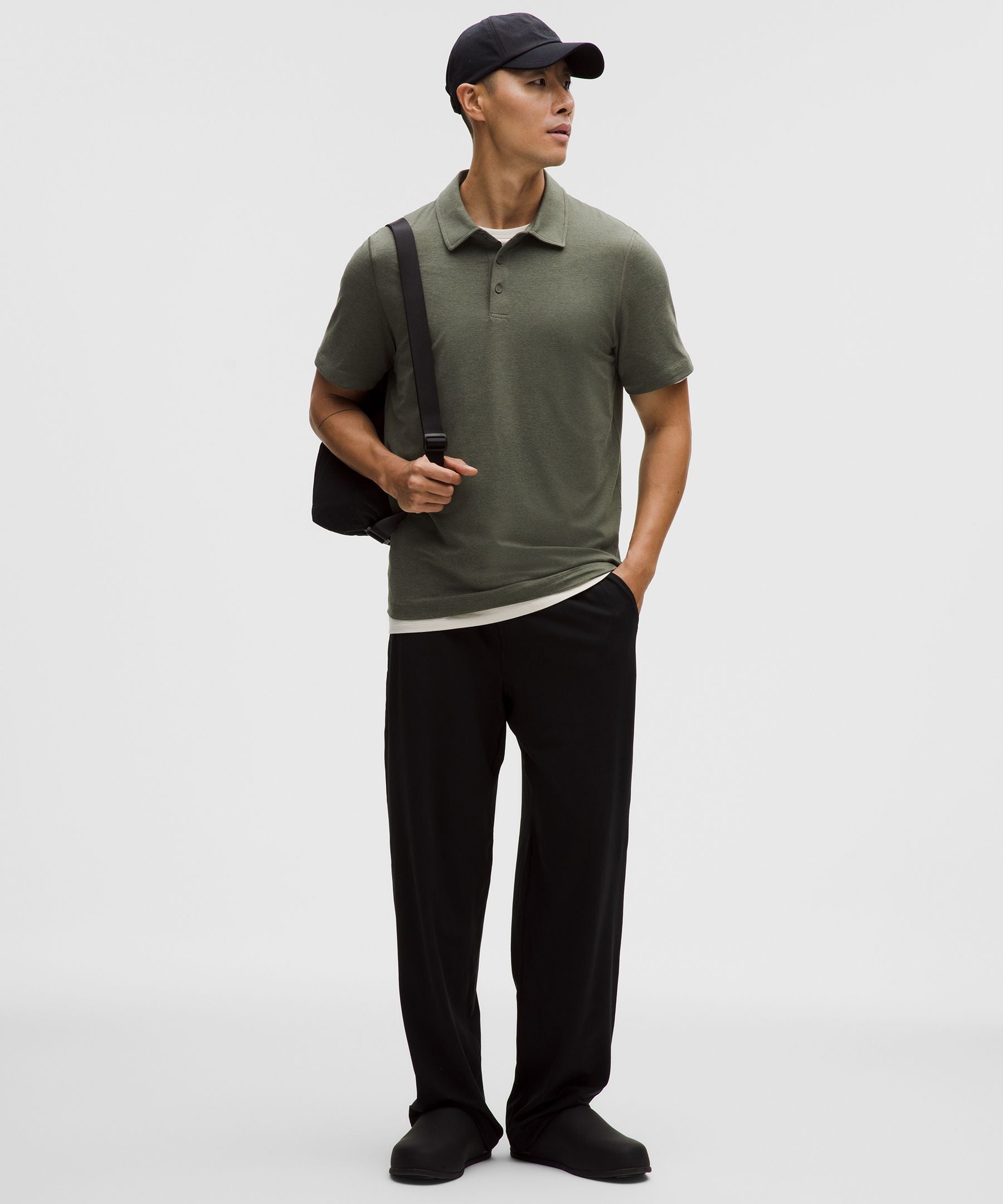 Lululemon Soft Jersey Short-Sleeve Polo Shirt
