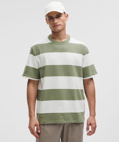 Lululemon Heavyweight Cotton Jersey T-Shirt *Stripe