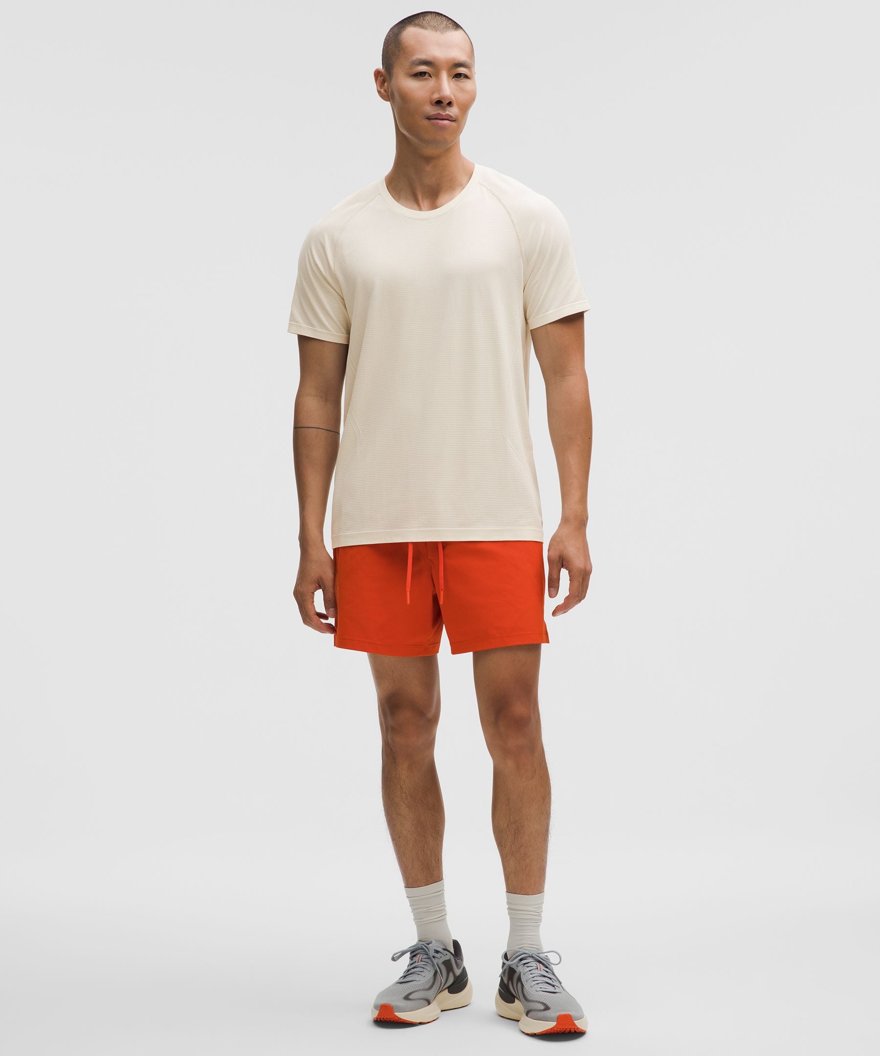 Lululemon Metal Vent Tech Short-Sleeve Shirt Light Ivory/Light Ivory