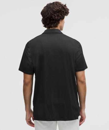 Lululemon Logo Sport Polo Short Sleeve *Updated Fit Black
