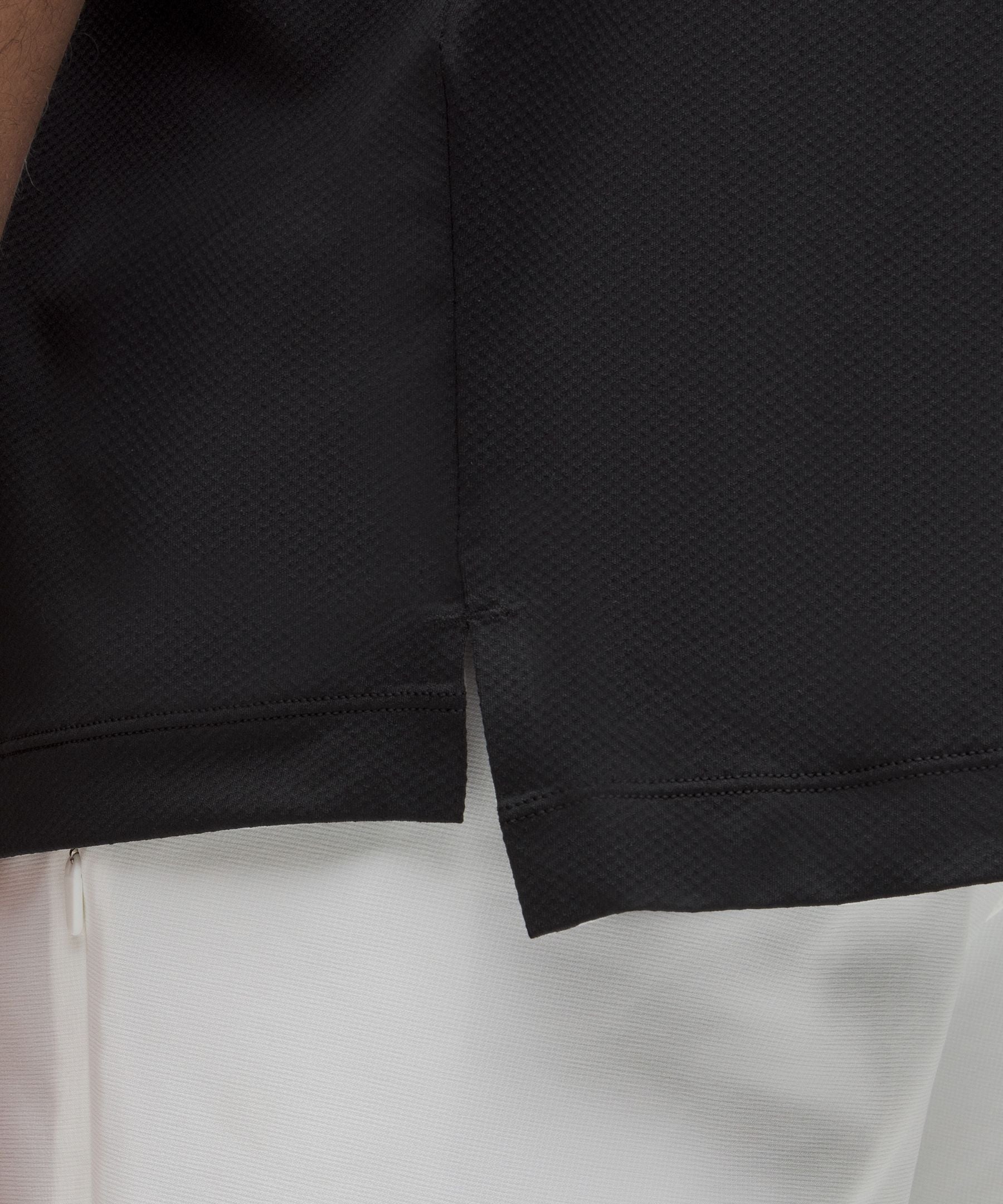 Lululemon Logo Sport Polo Short Sleeve *Updated Fit Black