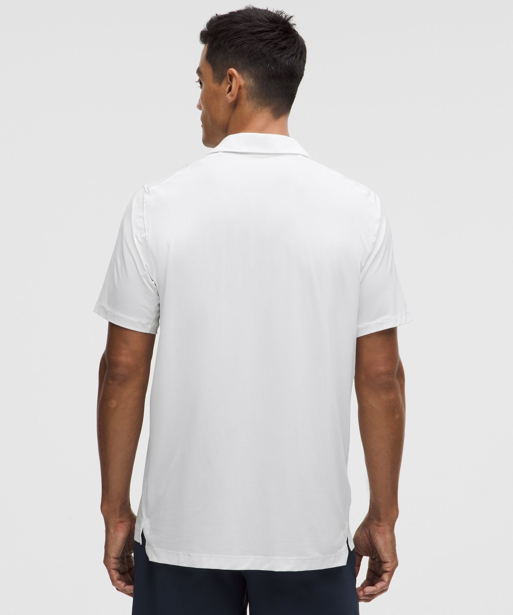 Lululemon Logo Sport Polo Short Sleeve *Updated Fit White