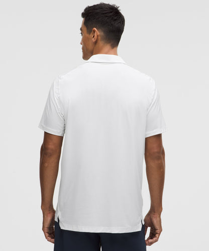 Lululemon Logo Sport Polo Short Sleeve *Updated Fit White