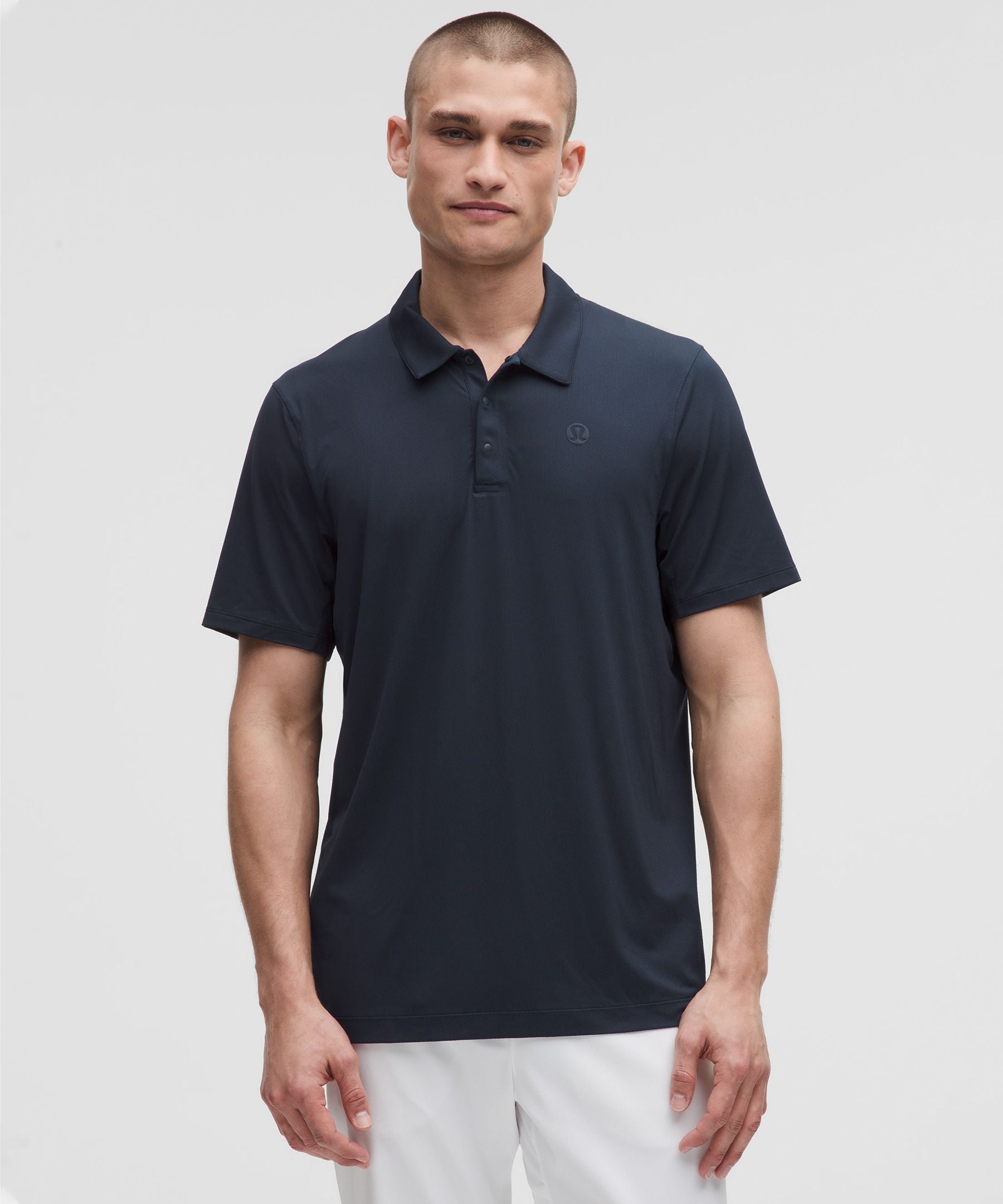 Lululemon Logo Sport Polo Short Sleeve *Updated Fit True Navy