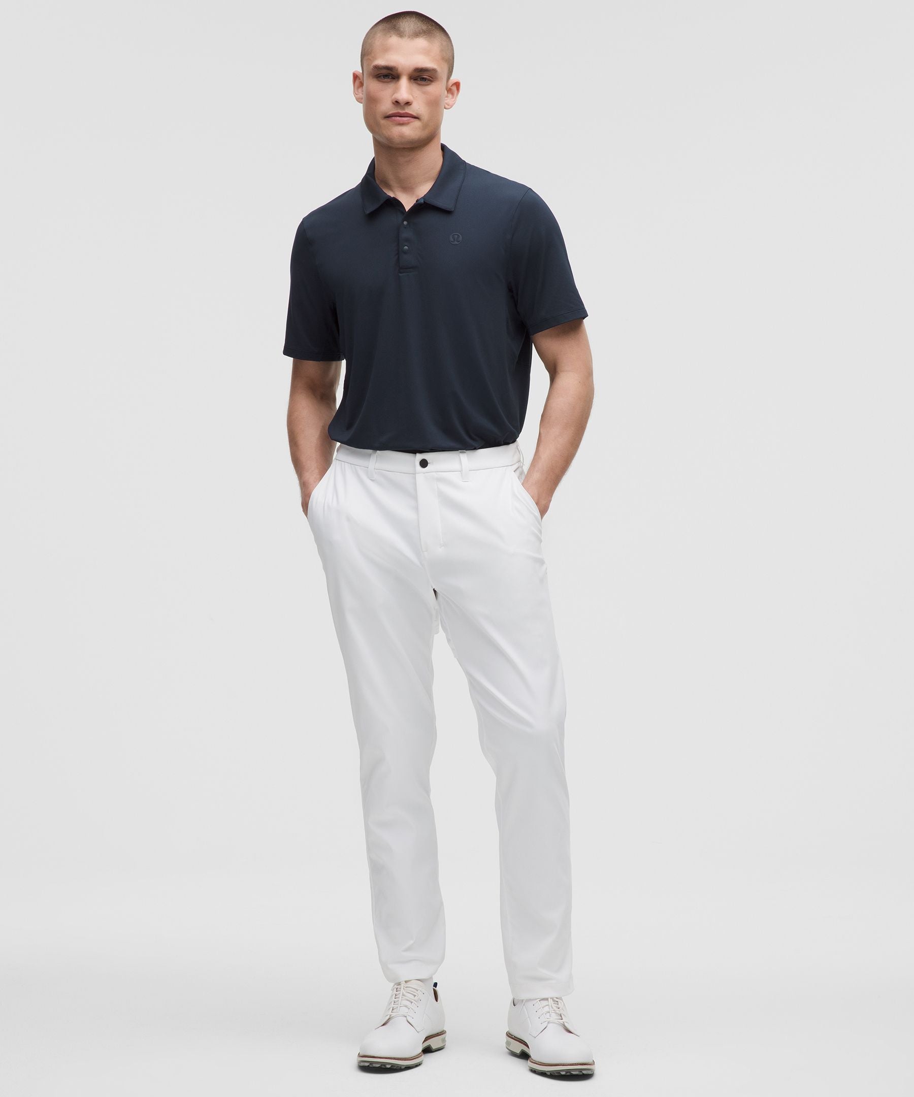 Lululemon Logo Sport Polo Short Sleeve *Updated Fit True Navy