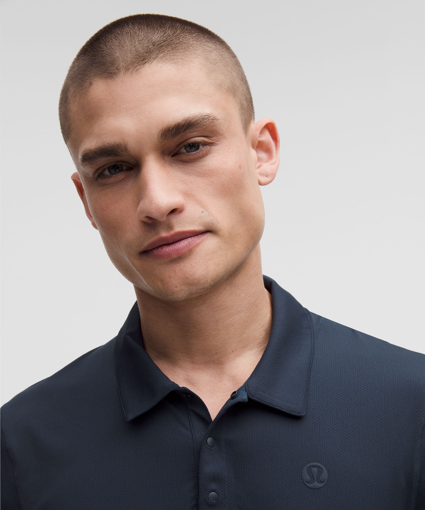 Lululemon Logo Sport Polo Short Sleeve *Updated Fit True Navy