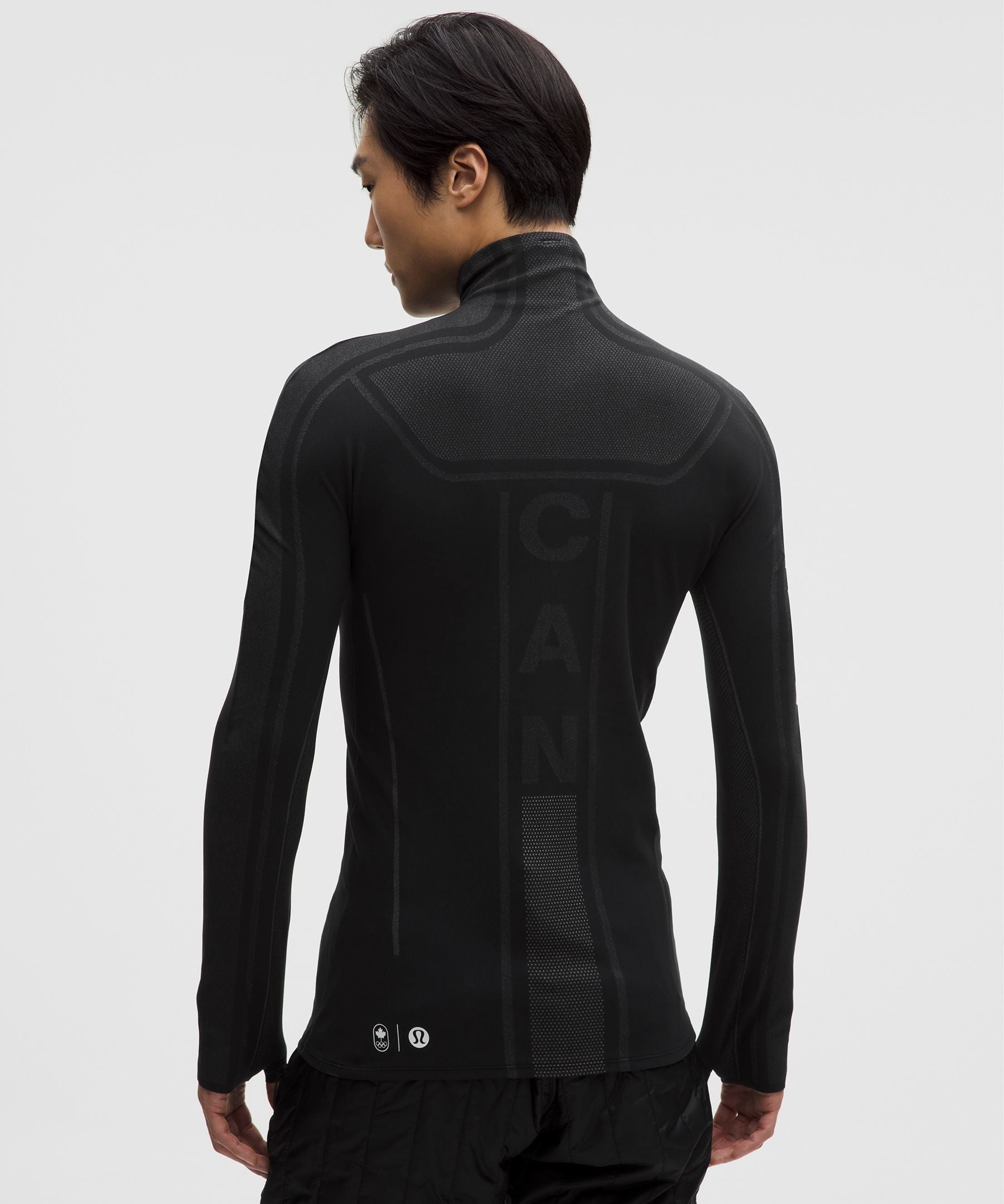 Lululemon Team Canada Men's Seamless Mockneck Base Layer *COC Logo