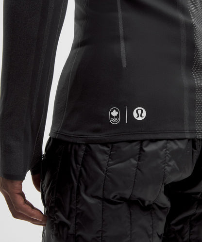 Lululemon Team Canada Men's Seamless Mockneck Base Layer *COC Logo