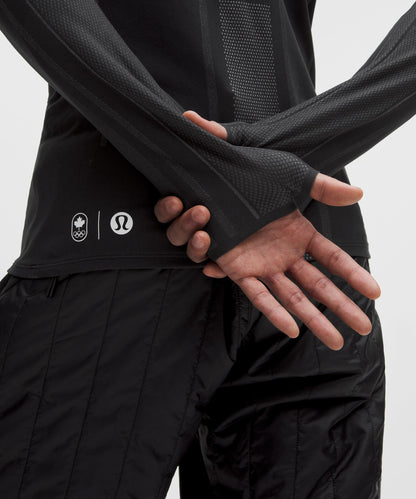 Lululemon Team Canada Men's Seamless Mockneck Base Layer *COC Logo