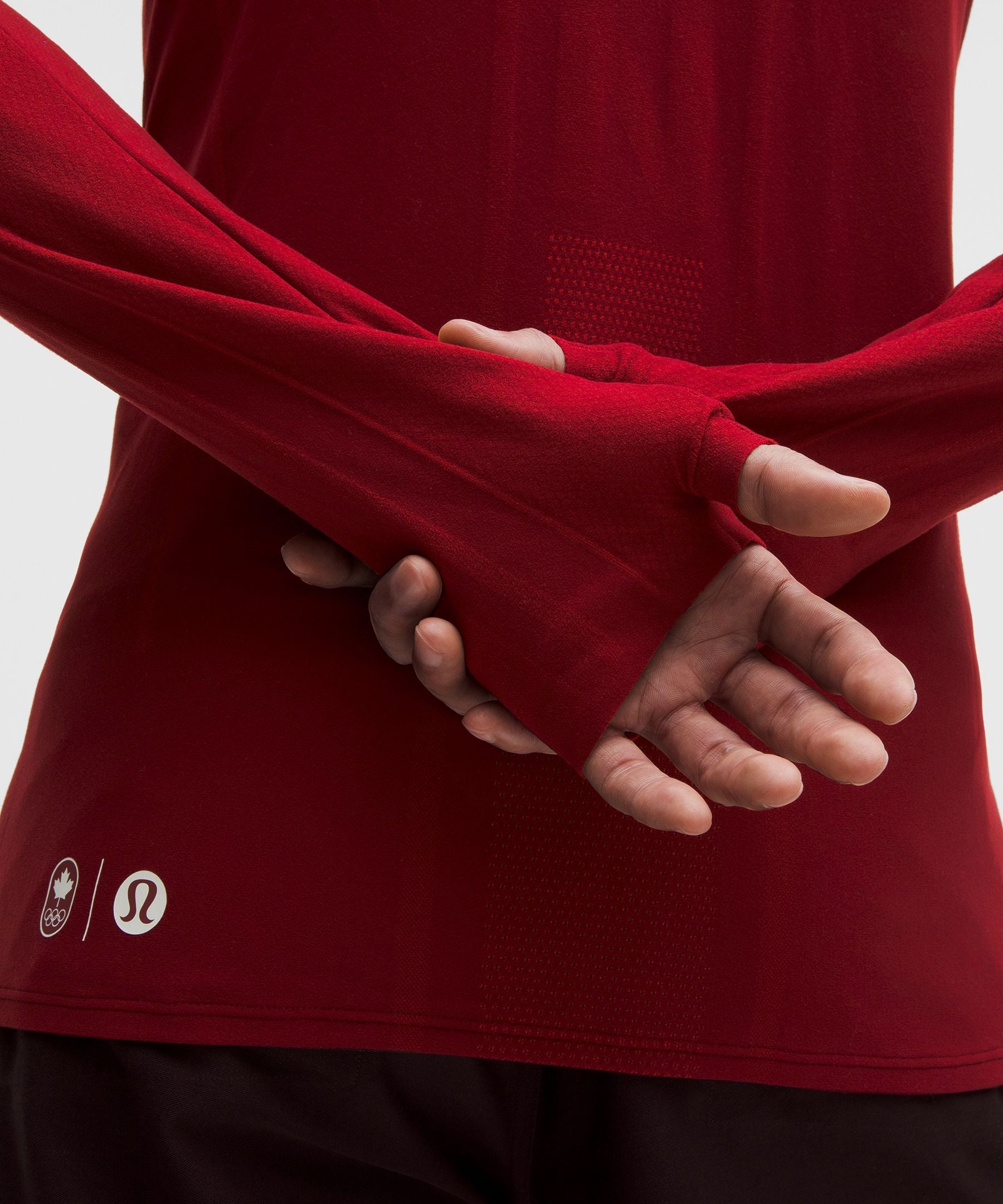 Lululemon Team Canada Men's Seamless Mockneck Base Layer *COC Logo