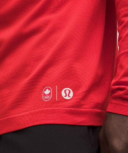 Lululemon Team Canada Metal Vent Tech Long-Sleeve Shirt *COC Logo