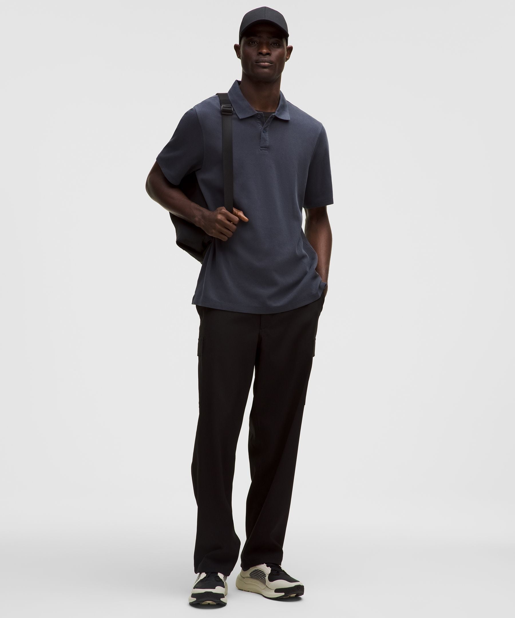 Lululemon Cotton Pique Short-Sleeve Polo Shirt