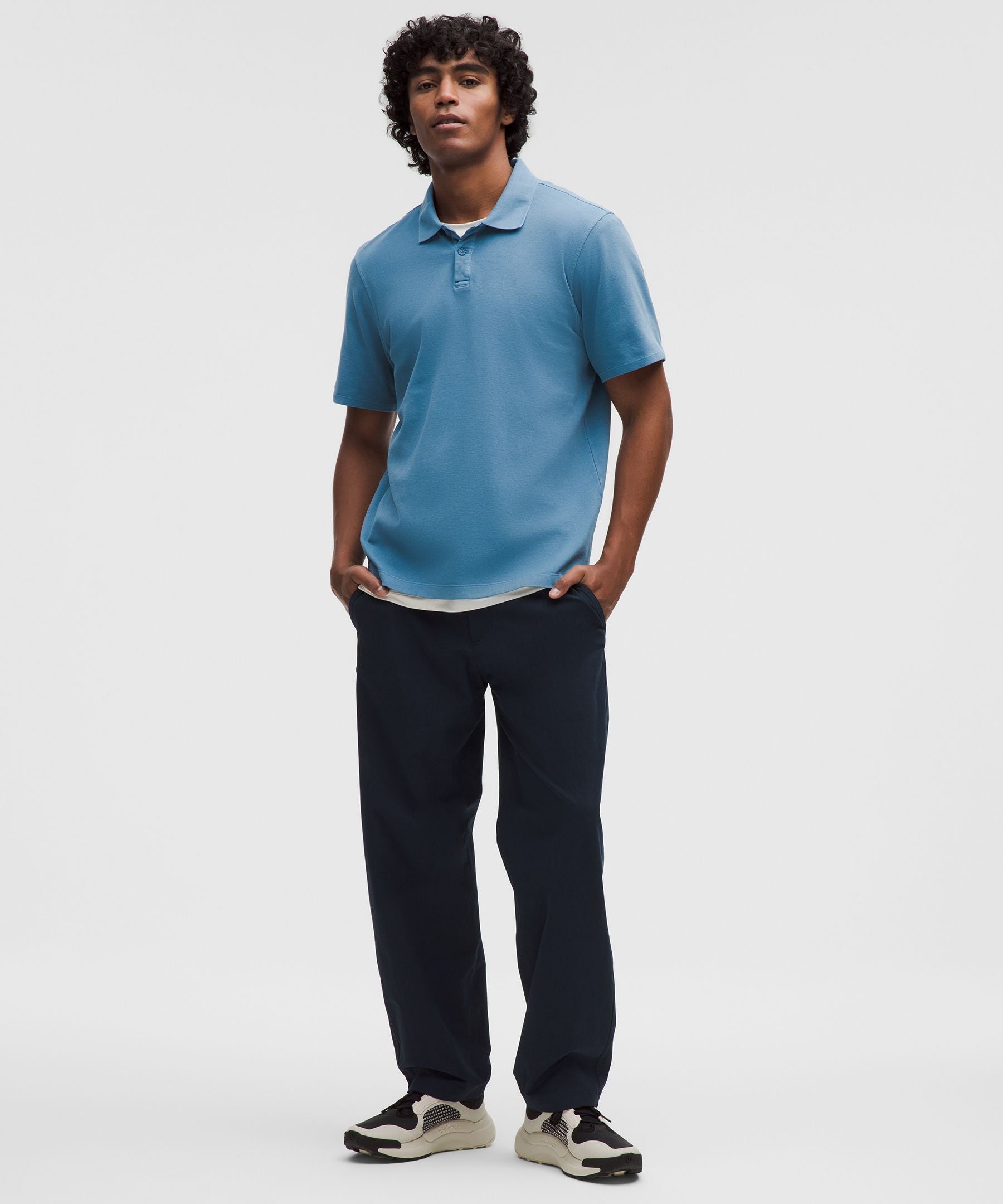 Lululemon Cotton Pique Short-Sleeve Polo Shirt