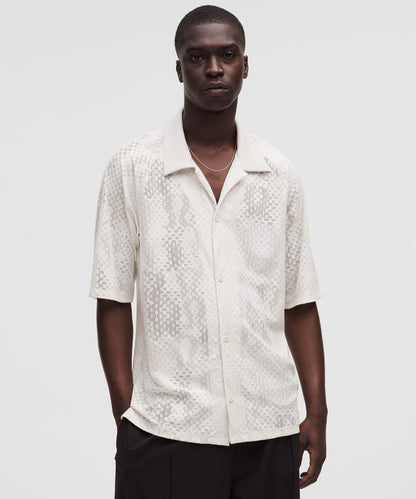 Lululemon Men's Jacquard-Mesh Short-Sleeve Shirt *SLNSH Collection