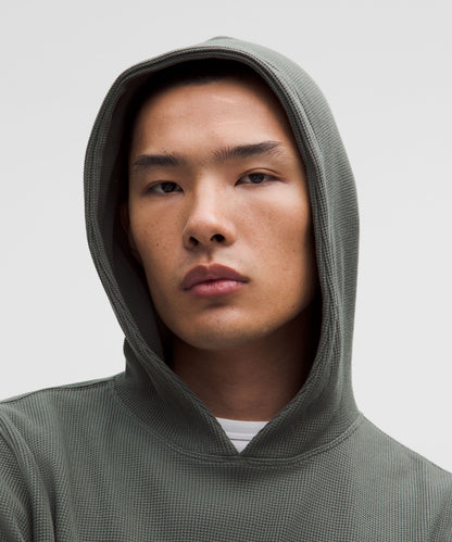 Lululemon Cotton-Blend Waffle Knit Hoodie