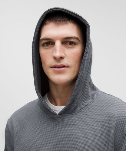 Lululemon Cotton-Blend Waffle Knit Hoodie