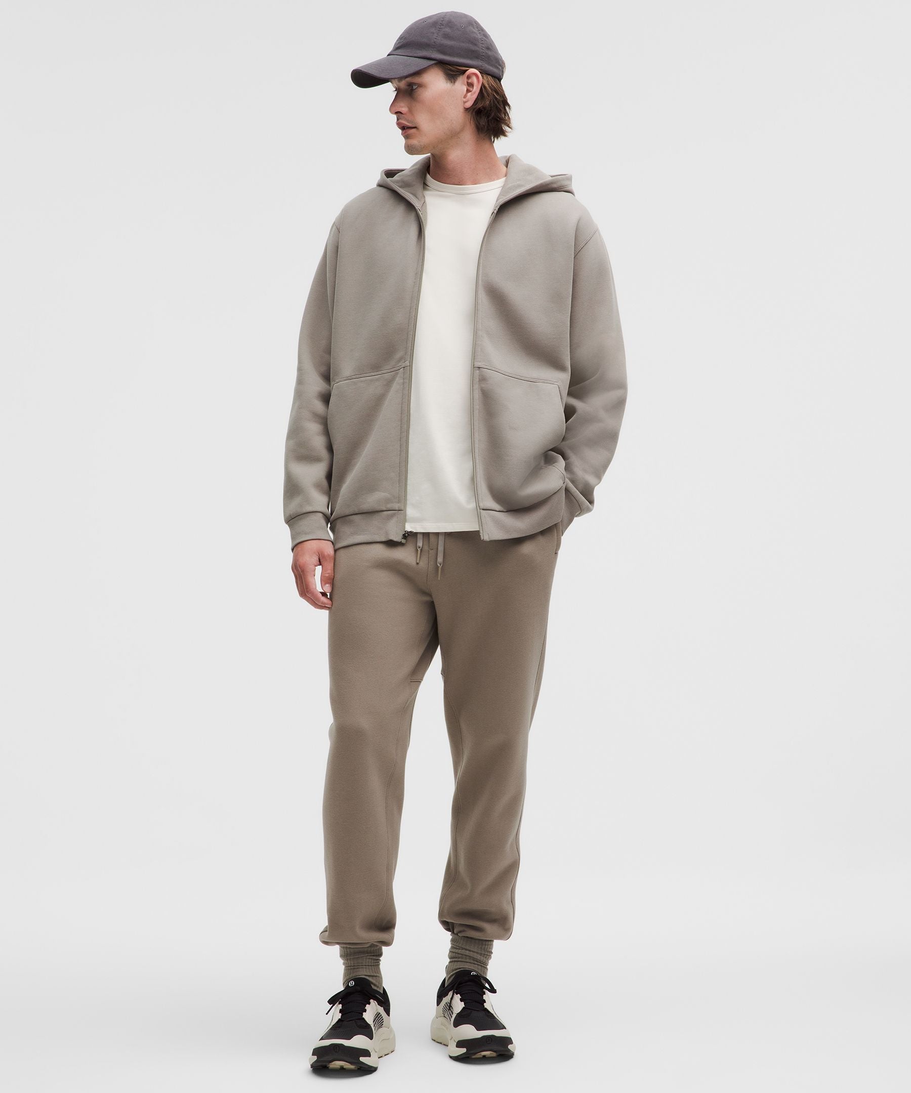 Lululemon Steady State Full-Zip Hoodie Warm Ash Grey