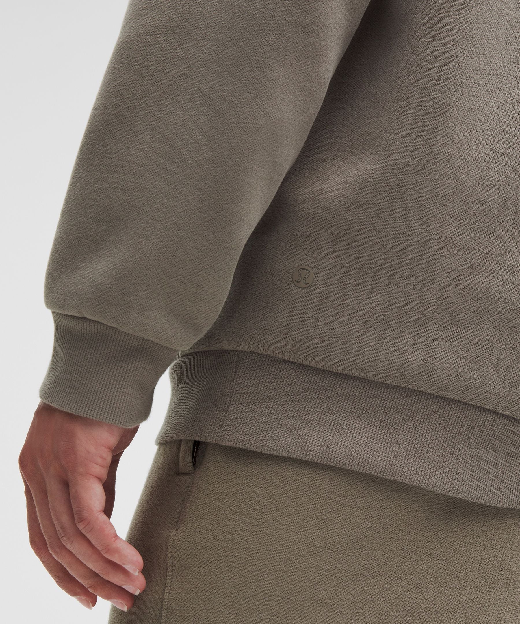 Lululemon Steady State Full-Zip Hoodie Warm Ash Grey
