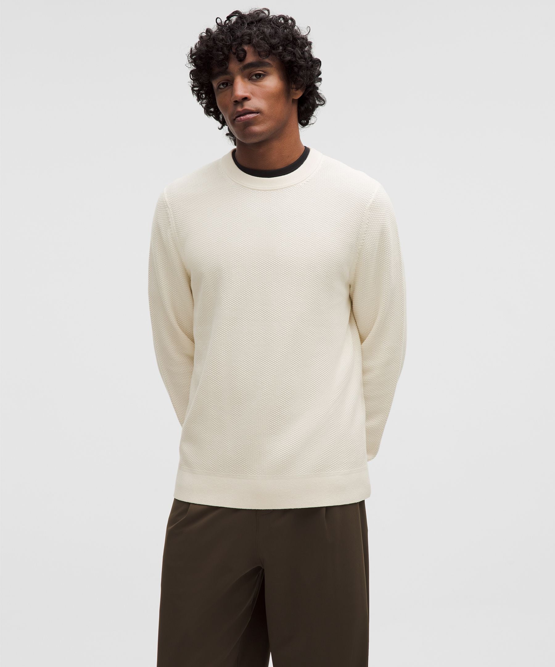 Lululemon Textured Knit Crewneck Sweater