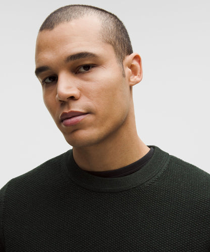 Lululemon Textured Knit Crewneck Sweater