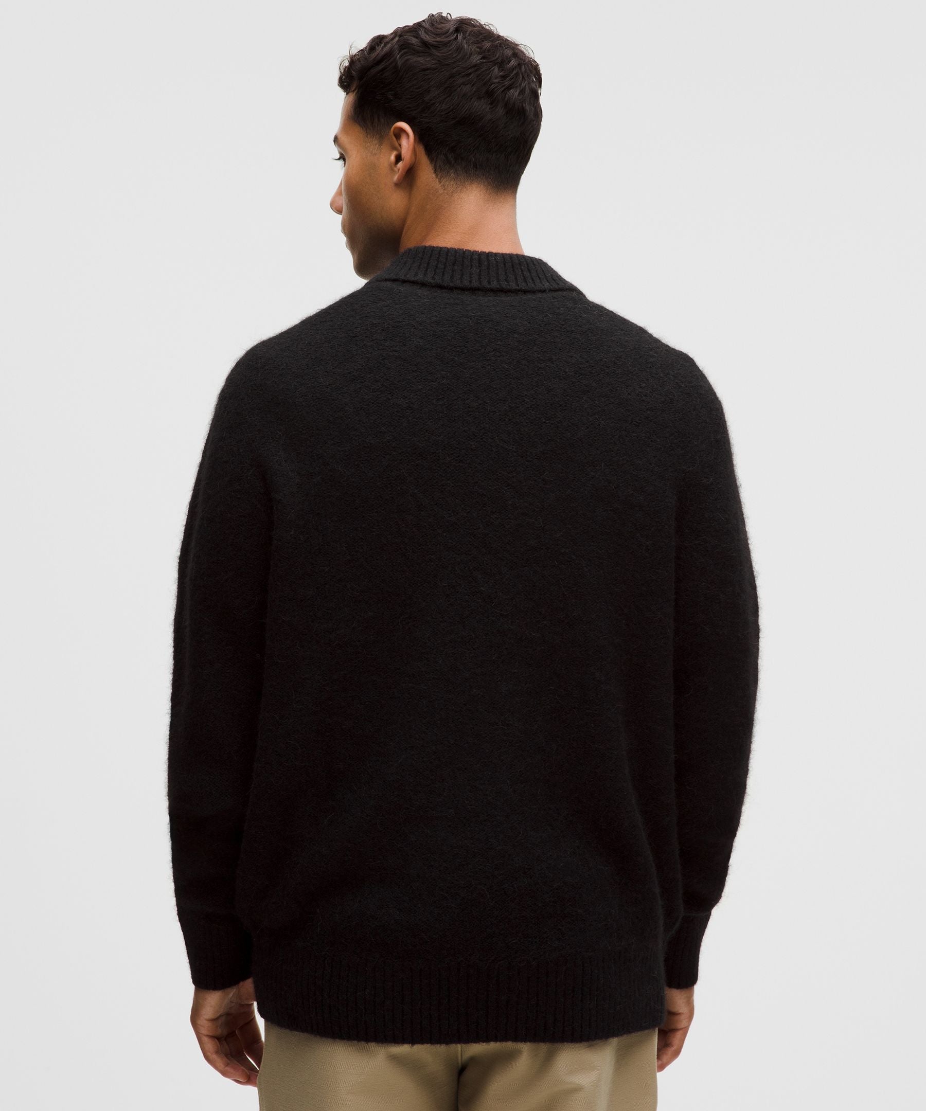 Lululemon Wool-Blend Ribbed Polo Shirt