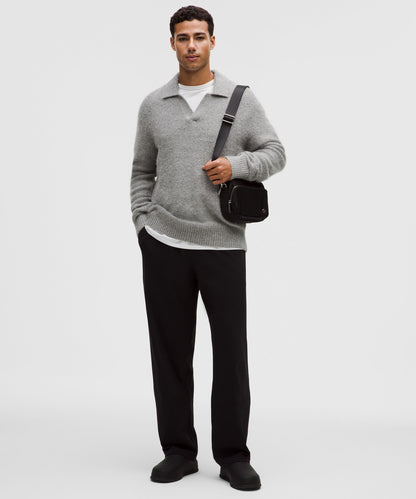 Lululemon Wool-Blend Ribbed Polo Shirt