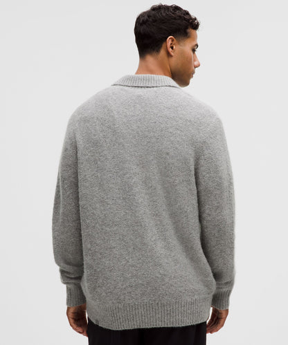 Lululemon Wool-Blend Ribbed Polo Shirt