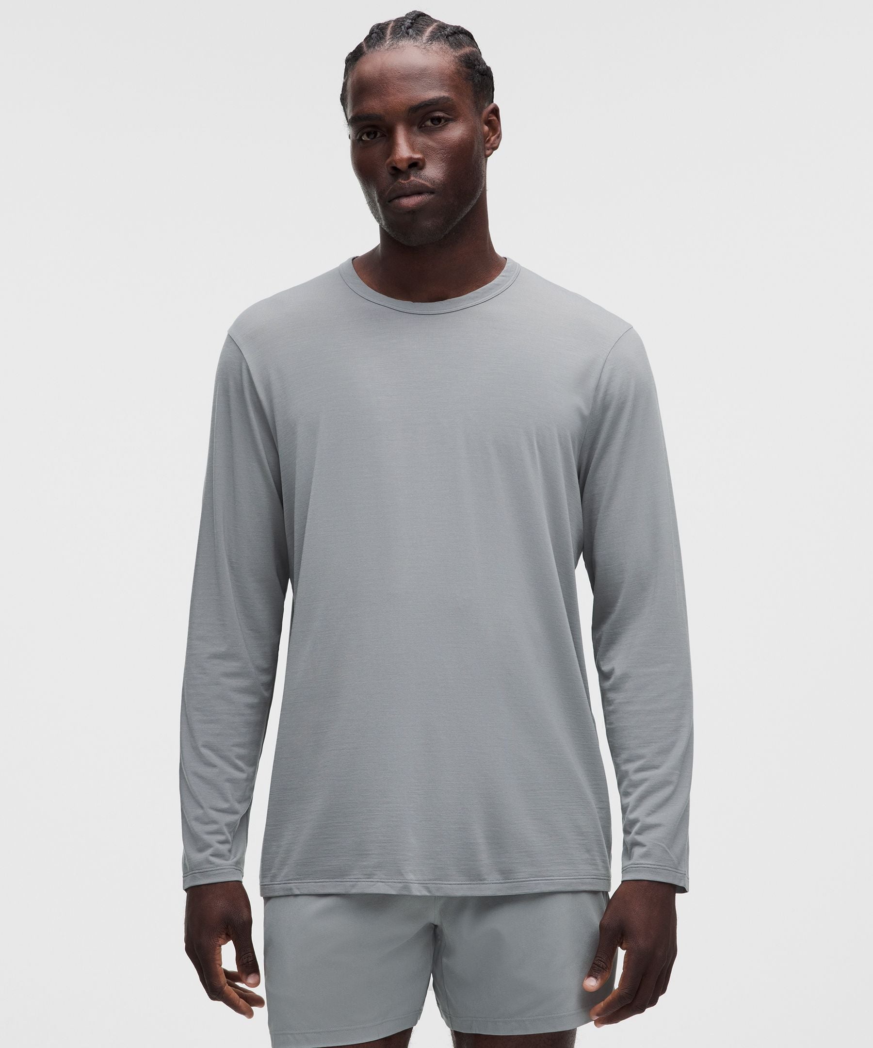 Lululemon Mile Maker Merino Wool-Blend Long-Sleeve Shirt
