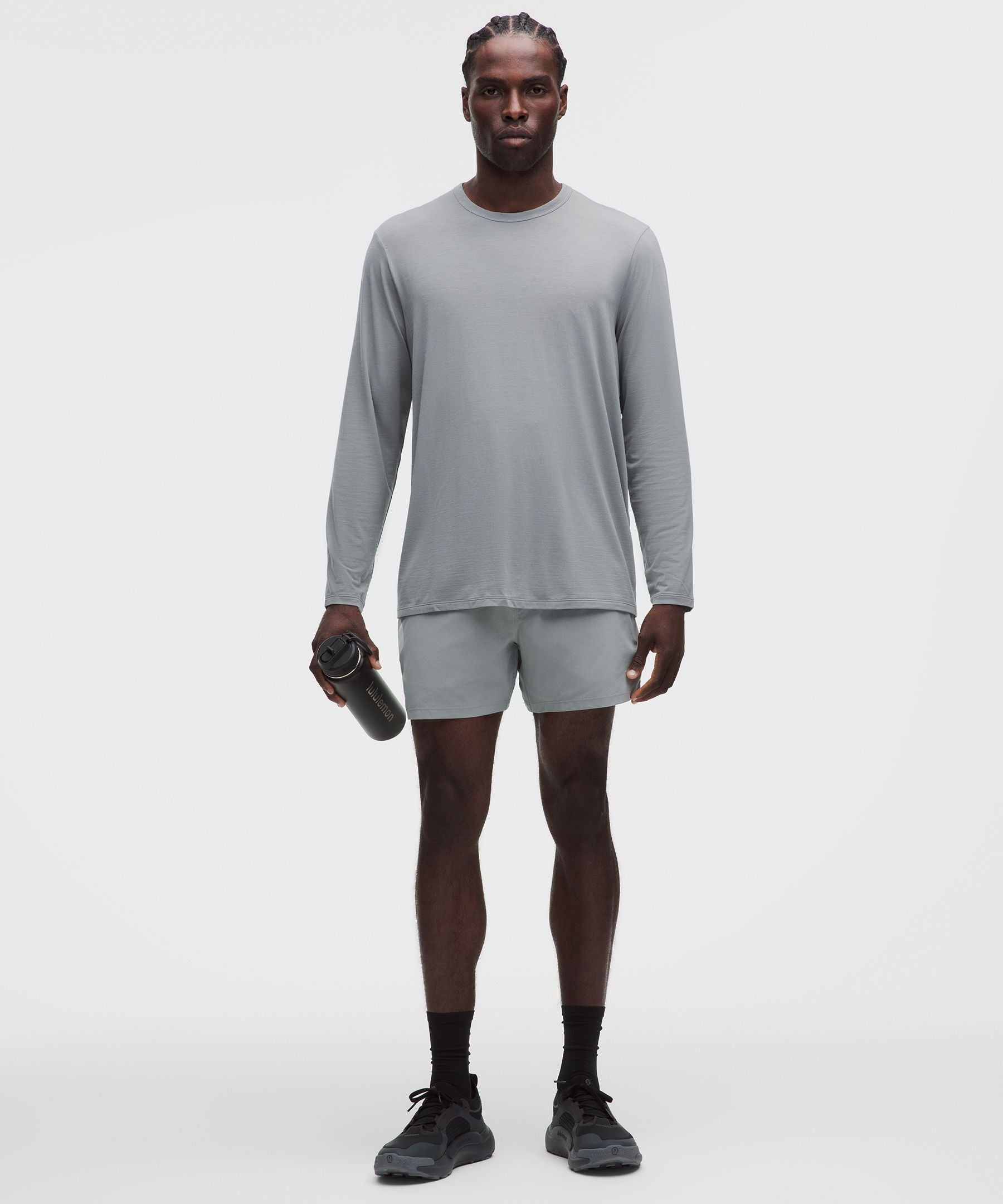 Lululemon Mile Maker Merino Wool-Blend Long-Sleeve Shirt