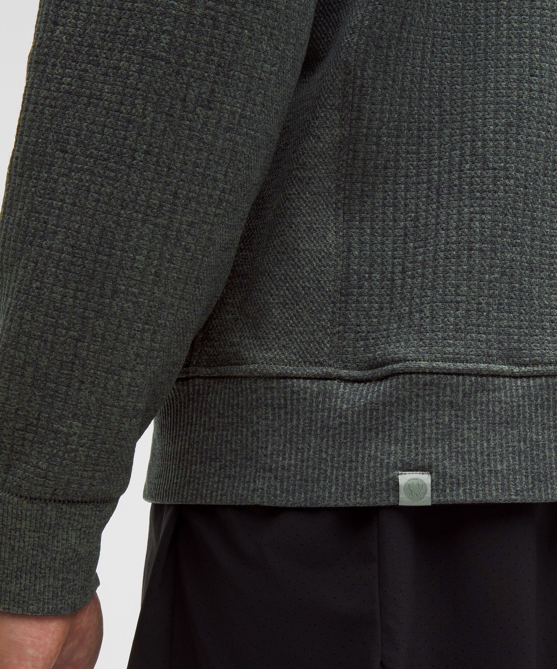 Lululemon Engineered Warmth Long-Sleeve Crew Palm Deco/Black