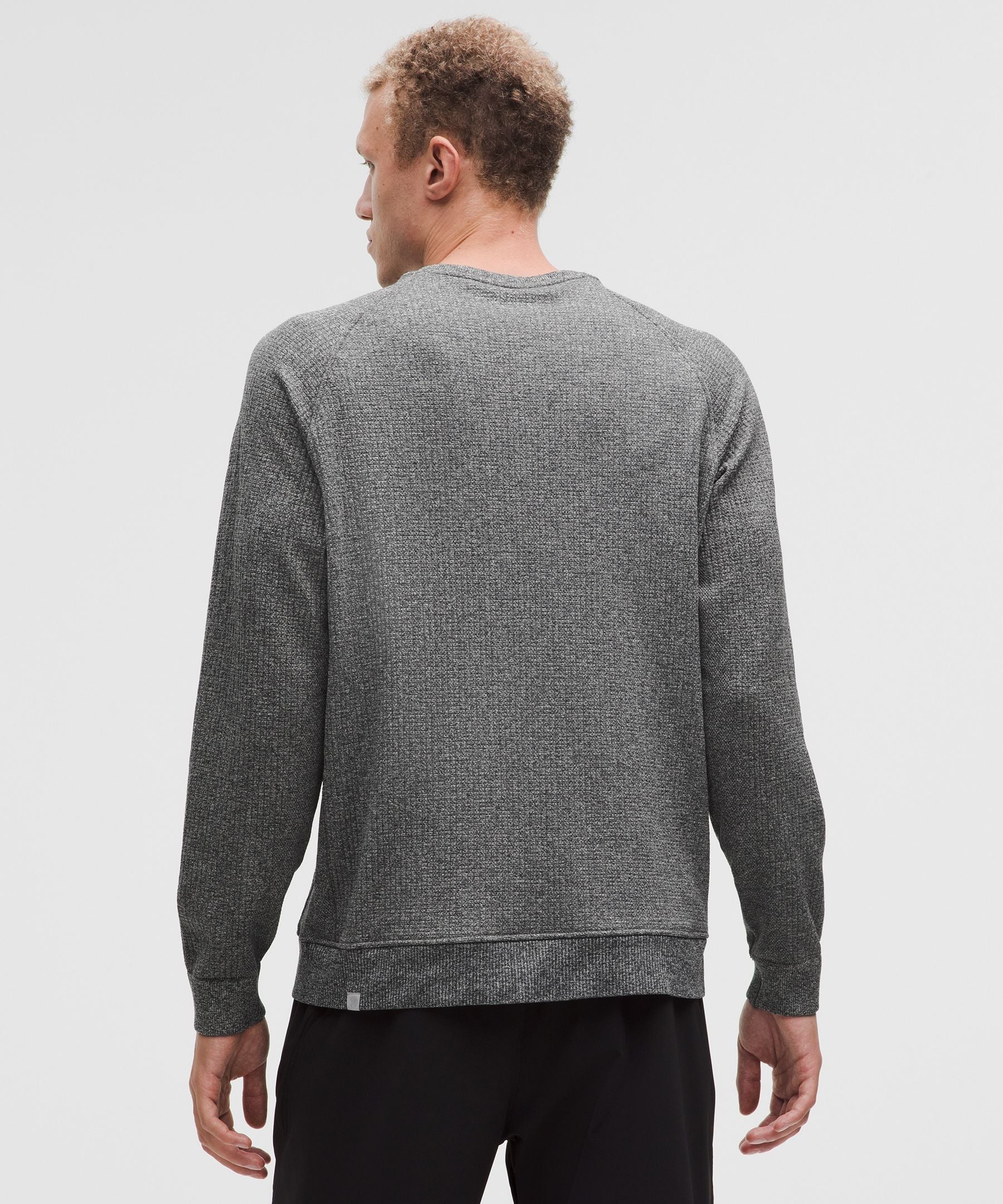 Lululemon Engineered Warmth Long-Sleeve Crew Silver Drop/Graphite Grey