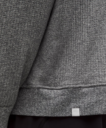 Lululemon Engineered Warmth Long-Sleeve Crew Silver Drop/Graphite Grey