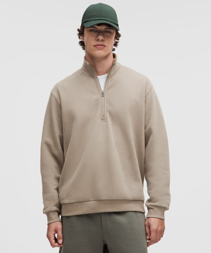 Lululemon Steady State Half Zip Warm Ash Grey