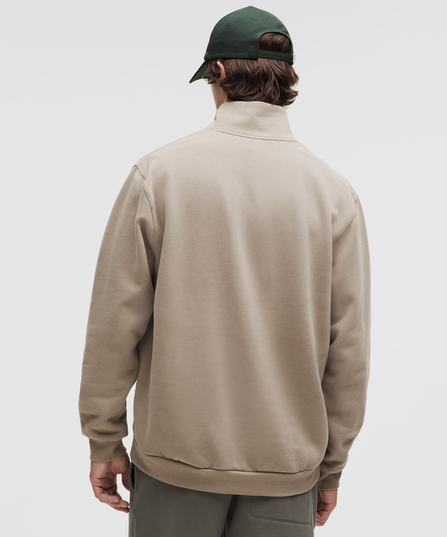 Lululemon Steady State Half Zip Warm Ash Grey