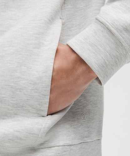 Lululemon Smooth Spacer Quarter Zip Heathered Core Ultra Light Grey