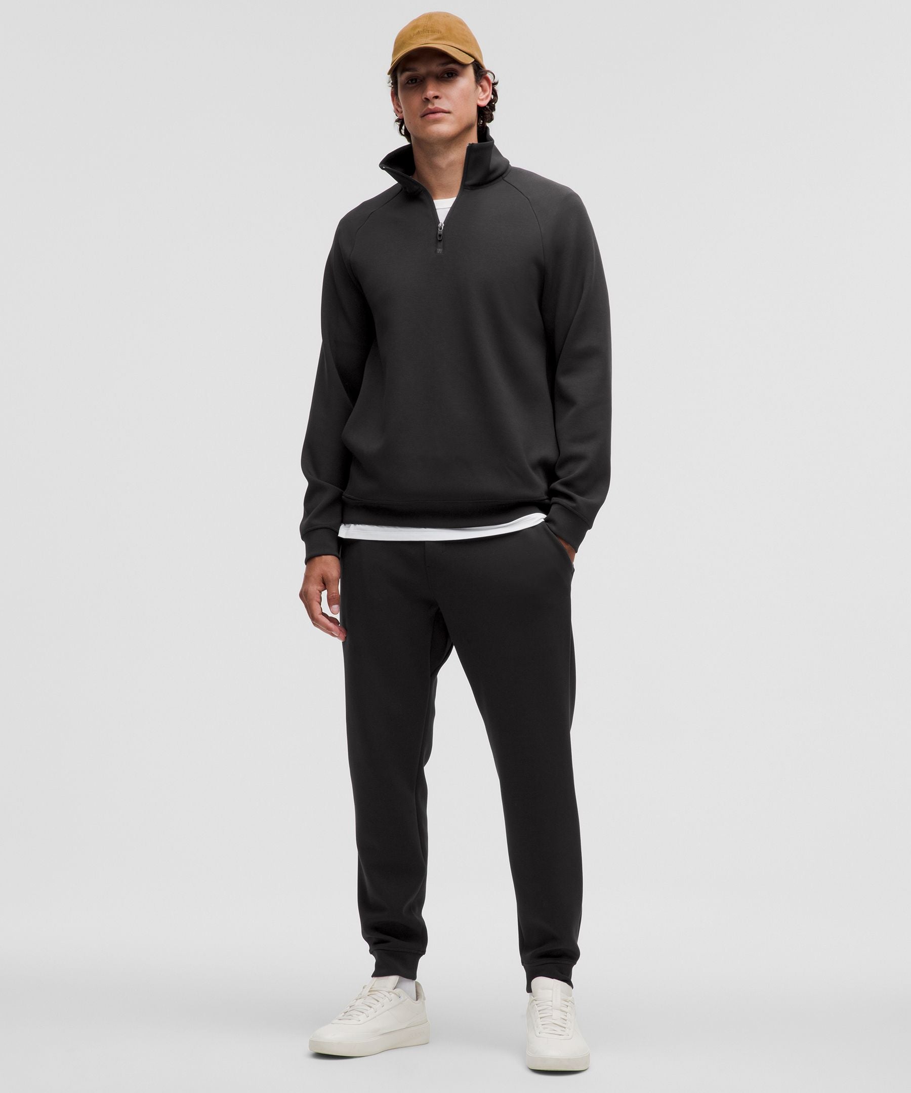 Lululemon Smooth Spacer Quarter Zip Black