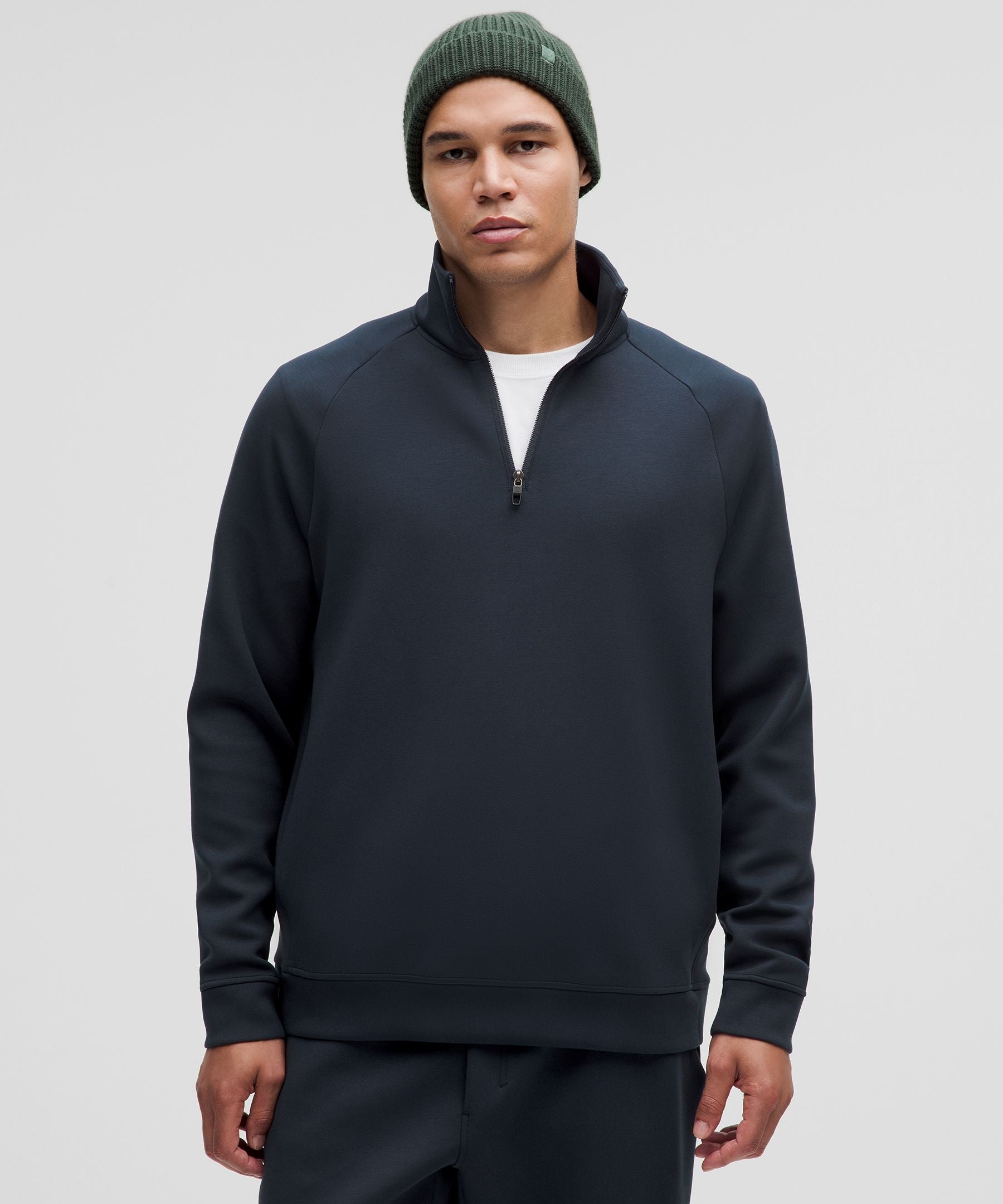 Lululemon Smooth Spacer Quarter Zip True Navy
