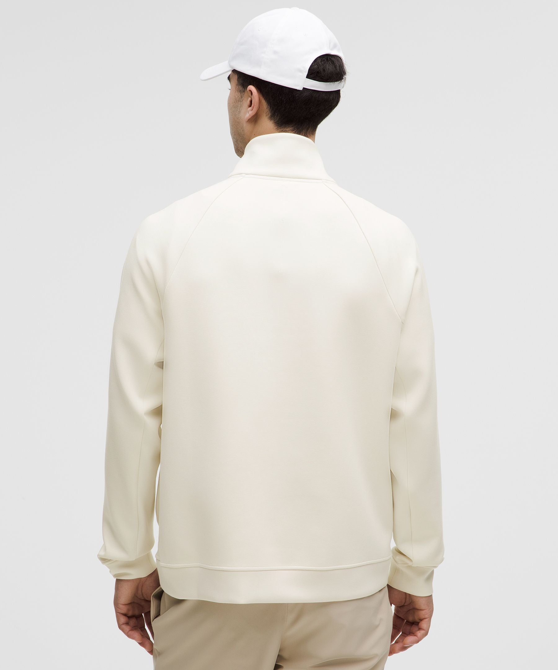 Lululemon Smooth Spacer Quarter Zip Light Ivory