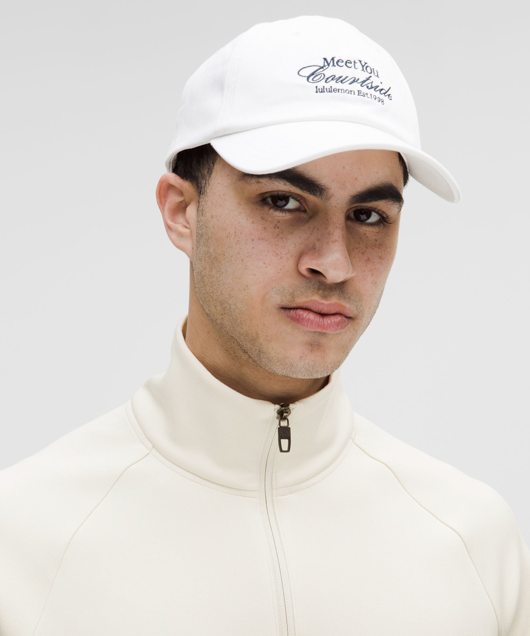 Lululemon Smooth Spacer Quarter Zip Light Ivory