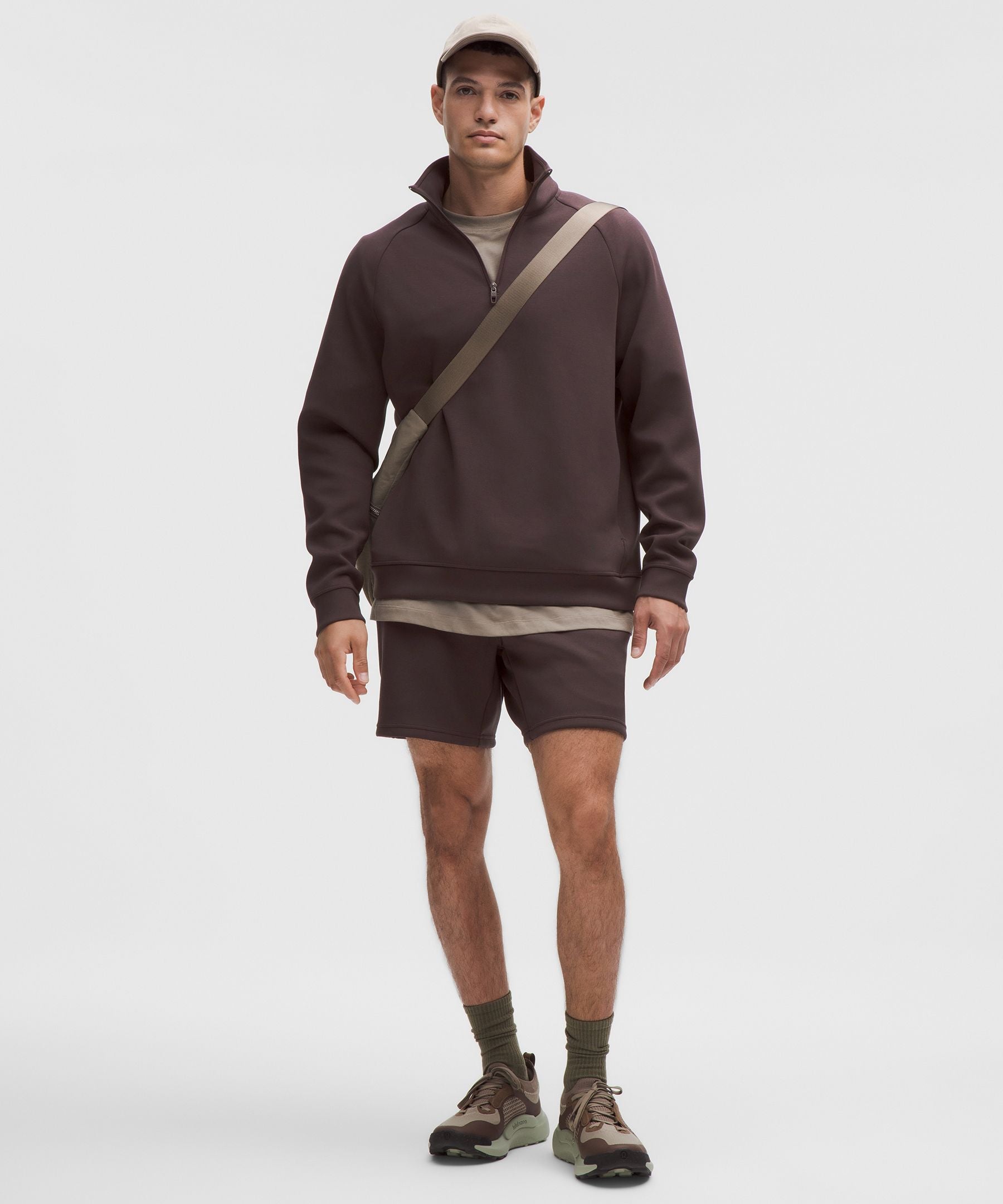 Lululemon Smooth Spacer Quarter Zip Sequoia